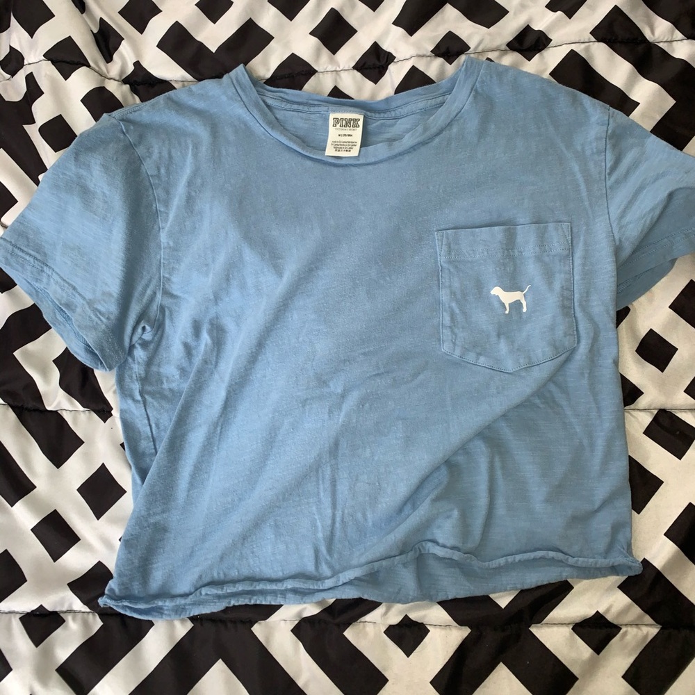 Pink Crop short sleeve shirt